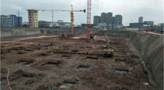 毕胜率队督查双创示范园黄土坡一期工程进度